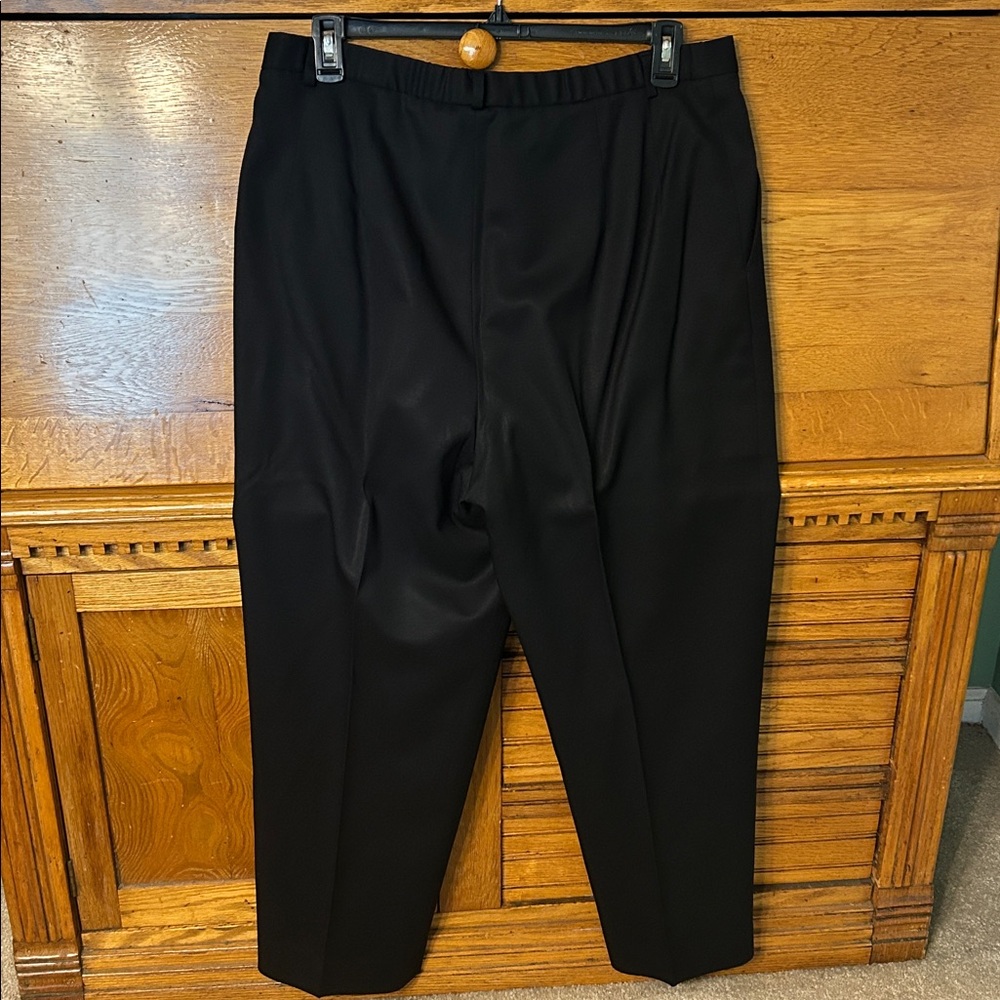 Pendleton Black 100% Virgin Wool Pleated Trouser … - image 2